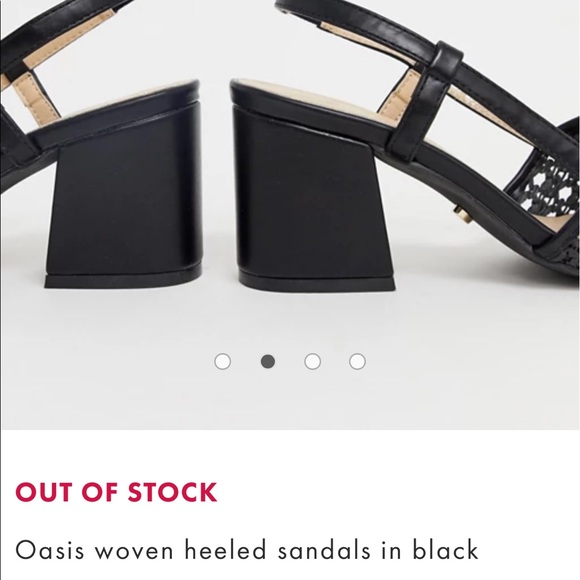Oasis Woven Heeled Sandal - Picture 2 of 11